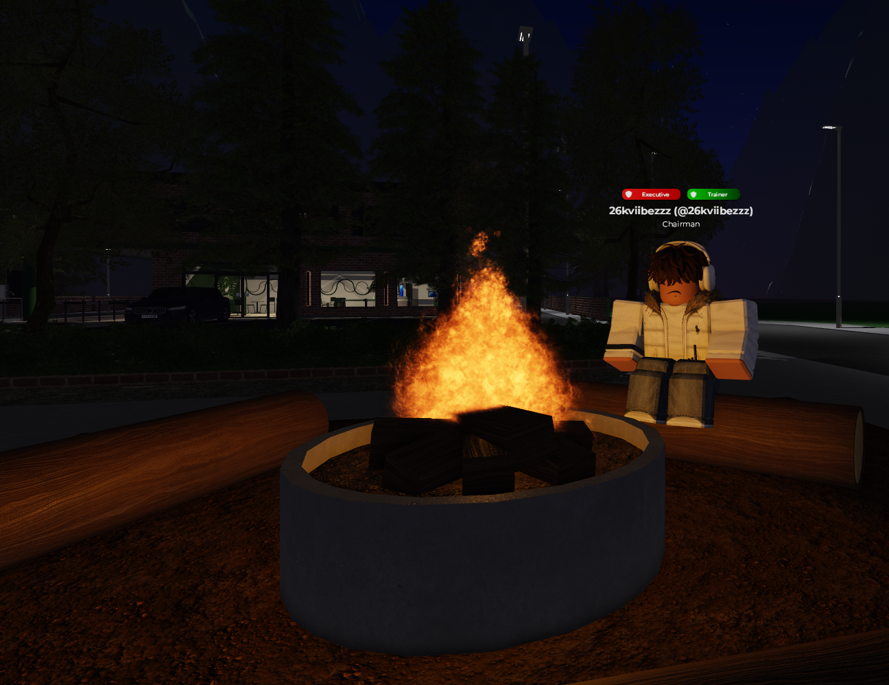 Outdoor Fire Pit Lounge